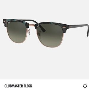 *NEW* Ray Ban Clubmaster Fleck Sunglasses